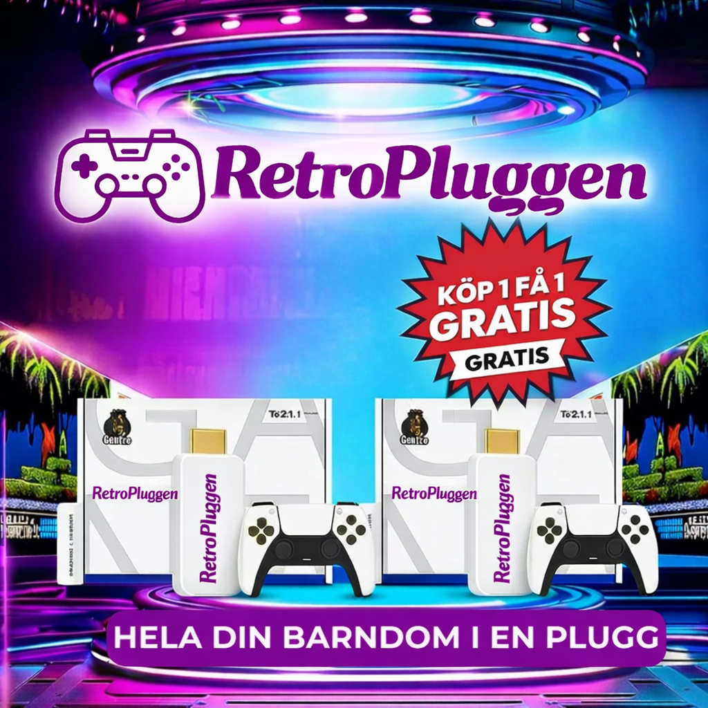 RetroPluggen - Tillbaka till barndomens bästa stunder